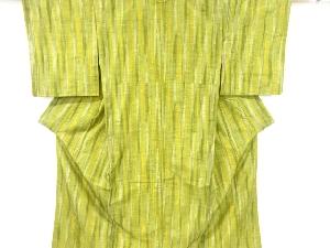 リサイクル　絣柄織り出し手織り節紬着物